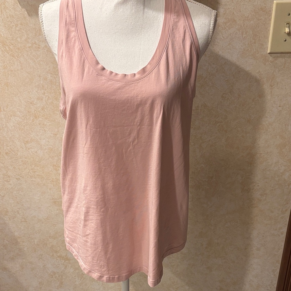 Lululemon racer back “Sculpt” Tank Top - Blush Pink, Sz Large